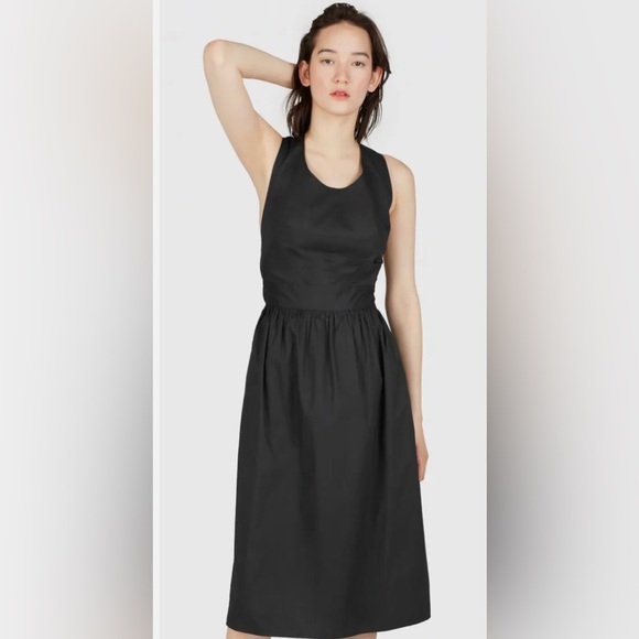 Everlane Black Cotton Dress - Picture 2 of 11